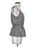 Sienna Sky Gray Sleeveless Blouse Size S - photo 4