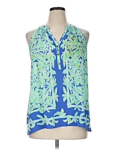 Lilly Pulitzer Sleeveless Silk Top (view 1)