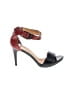 Staccato Color Block Red Sandals Size 5 - photo 1