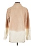 Frank & Eileen Color Block Tan Long Sleeve Blouse Size S - photo 2
