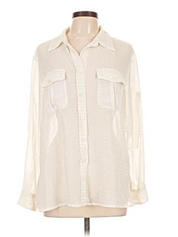 Ellen Tracy Long Sleeve Blouse (view 1)