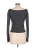 Derek Heart Metallic Gray Pullover Sweater Size L - photo 2