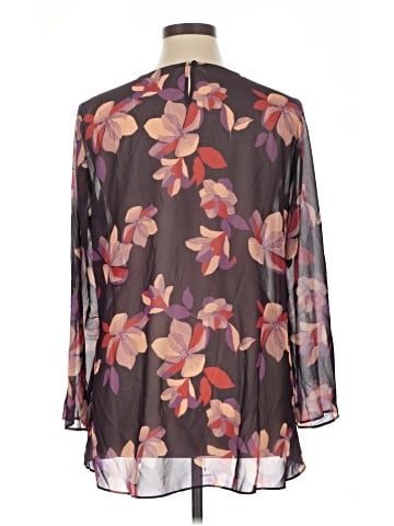 LOGO by Lori Goldstein 3/4 Sleeve Blouse (view 2)