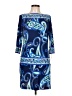 Ali Ro Paisley Blue Casual Dress Size 10 - photo 1