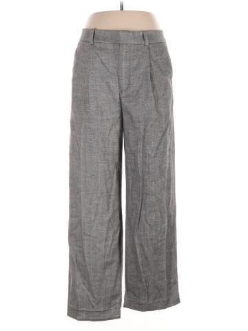 Madewell Slouchy Straight Pants in Herringbone Italian Fabric (view 1)