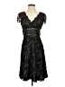 OC by OC 100% Polyester Black Cocktail Dress Size 4 - photo 1