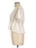 O'Neill 100% Viscose Ivory Short Sleeve Blouse Size L - photo 5