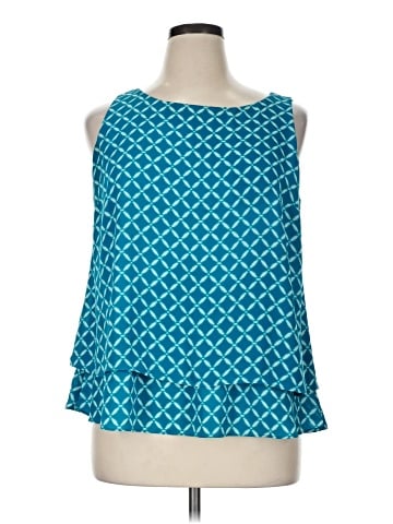 Worthington Sleeveless Blouse (view 1)