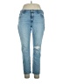 Gap Hearts Blue Jeans Size 14R - photo 1