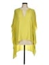 BCBGMAXAZRIA 100% Polyester Yellow 3/4 Sleeve Blouse Size Med - Lg - photo 1