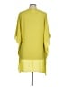 BCBGMAXAZRIA 100% Polyester Yellow 3/4 Sleeve Blouse Size Med - Lg - photo 2