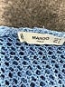 Mango Metallic Blue Pullover Sweater Size S - photo 7