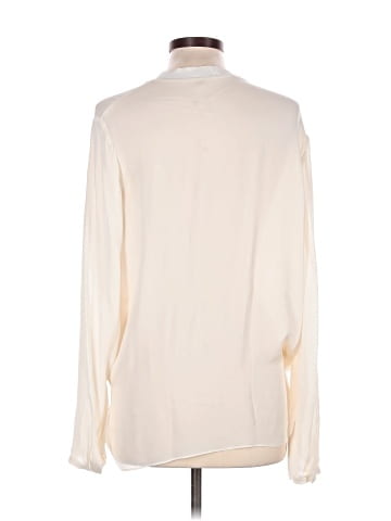 Elie Tahari Long Sleeve Silk Top (view 2)