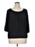MICHAEL Michael Kors Black 3/4 Sleeve T-Shirt Size 1X - photo 1