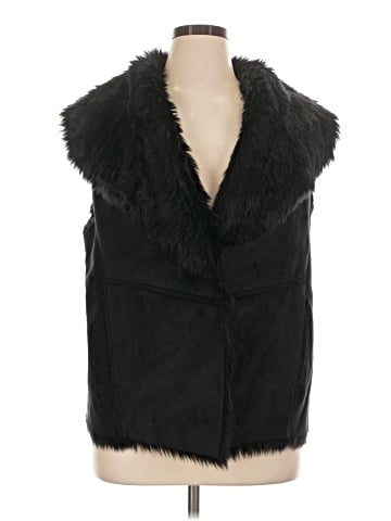 DKNY Jeans Faux Fur Vest (view 1)