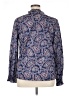 Talbots 100% Cotton Paisley Blue Long Sleeve Button-Down Shirt Size XL - photo 2