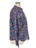 Talbots 100% Cotton Paisley Blue Long Sleeve Button-Down Shirt Size XL - photo 4