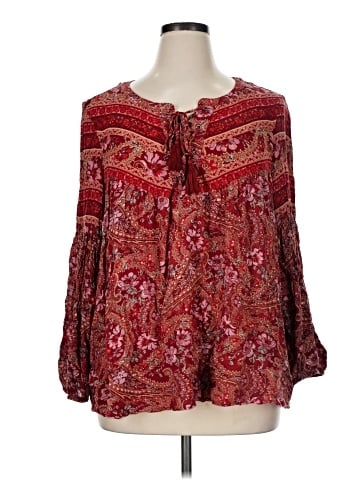 American Eagle Outfitters Long Sleeve Blouse (view 1)