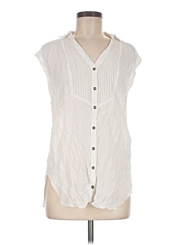 Maeve Sleeveless Button-Down Shirt (view 1)