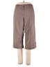 Apostrophe Solid Brown Khakis Size 18 - photo 1