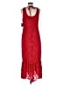 Taylor 100% Polyester Red Casual Dress Size 6 - photo 2