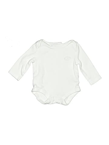 The Little White Company Long Sleeve Onesie (view 1)
