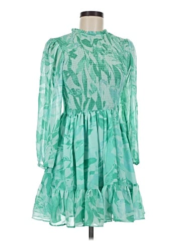 Olivaceous Casual Dress (view 1)