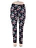 Bobbie Brooks Floral Black Leggings Size 2X - photo 1