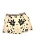 CAbi 100% Polyester Print Gold Shorts Size M - photo 2
