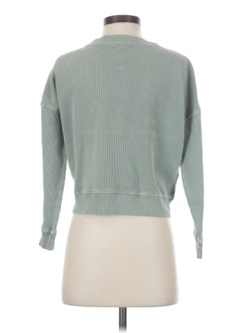 Madewell Waffle Knit Boxy Sweatshirt Tee (view 2)