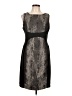 Laundry by Shelli Segal Graphic Black Cocktail Dress Size 10 - photo 1