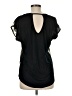 B'leev Tie-dye Black Short Sleeve Blouse Size M - photo 2