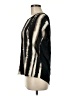 B'leev Tie-dye Black Short Sleeve Blouse Size M - photo 5