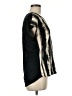 B'leev Tie-dye Black Short Sleeve Blouse Size M - photo 4