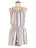 Staccato 100% Rayon Stripes White Romper Size M - photo 1