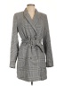 Bardot Houndstooth Gray Coat Size 10 - photo 1
