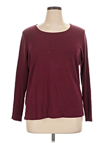 Karen Scott Long Sleeve Top (view 1)