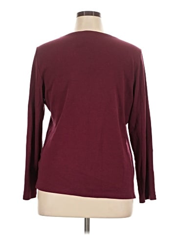 Karen Scott Long Sleeve Top (view 2)