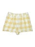 Rag & Bone 100% Cotton Plaid Yellow Shorts Size 12 - photo 1