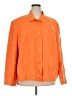 Talbots 100% Linen Solid Orange Jacket Size 24W - photo 1