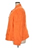 Talbots 100% Linen Solid Orange Jacket Size 24W - photo 5