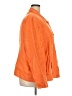 Talbots 100% Linen Solid Orange Jacket Size 24W - photo 4