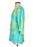 Escapada 100% Rayon Teal 3/4 Sleeve Blouse Size XS - photo 5