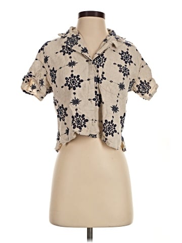 Stradivarius Short Sleeve Blouse (view 1)