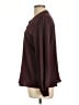 CeCe Burgundy Long Sleeve Blouse Size L - photo 5