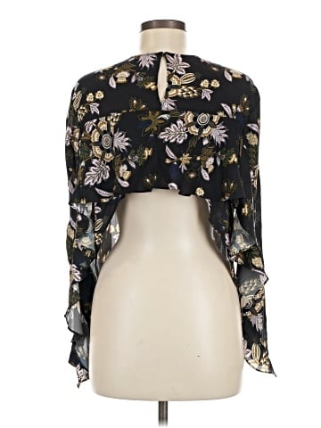A.L.C. Long Sleeve Silk Top (view 2)