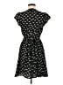 Xhilaration 100% Polyester Hearts Black Casual Dress Size M - photo 2