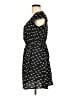 Xhilaration 100% Polyester Hearts Black Casual Dress Size M - photo 5