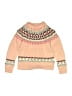 Crewcuts Chevron-herringbone Orange Pullover Sweater Size 4 - 5 - photo 1