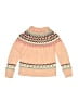 Crewcuts Chevron-herringbone Orange Pullover Sweater Size 4 - 5 - photo 2